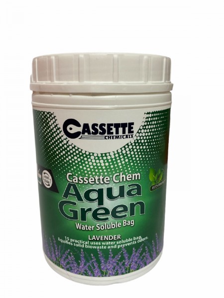 CASSETTE CHEM AQUA GREEN WATER SOLUABLE BAG KATI ATIK PARÇALAYICI